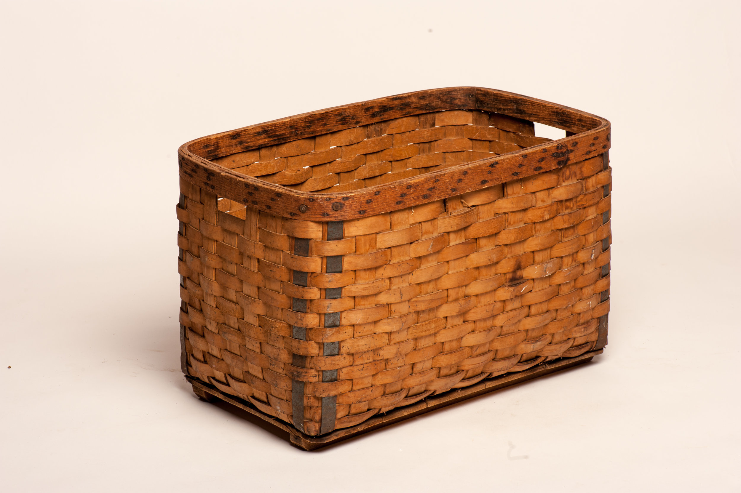 Vintage Wood Storage Basket.jpg