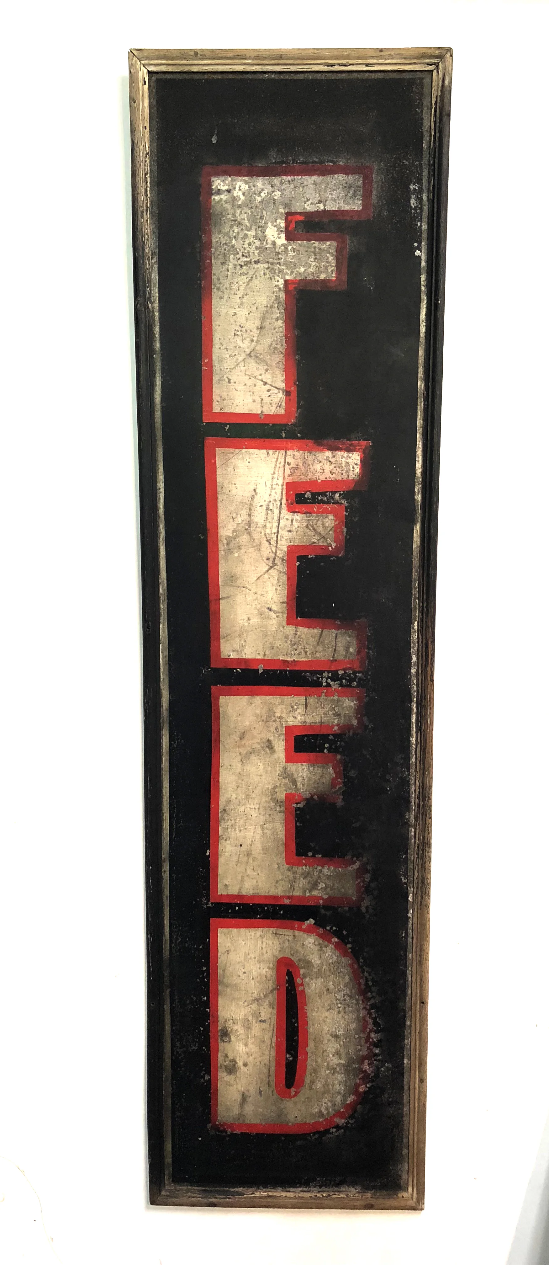 Vintage Feed Sign