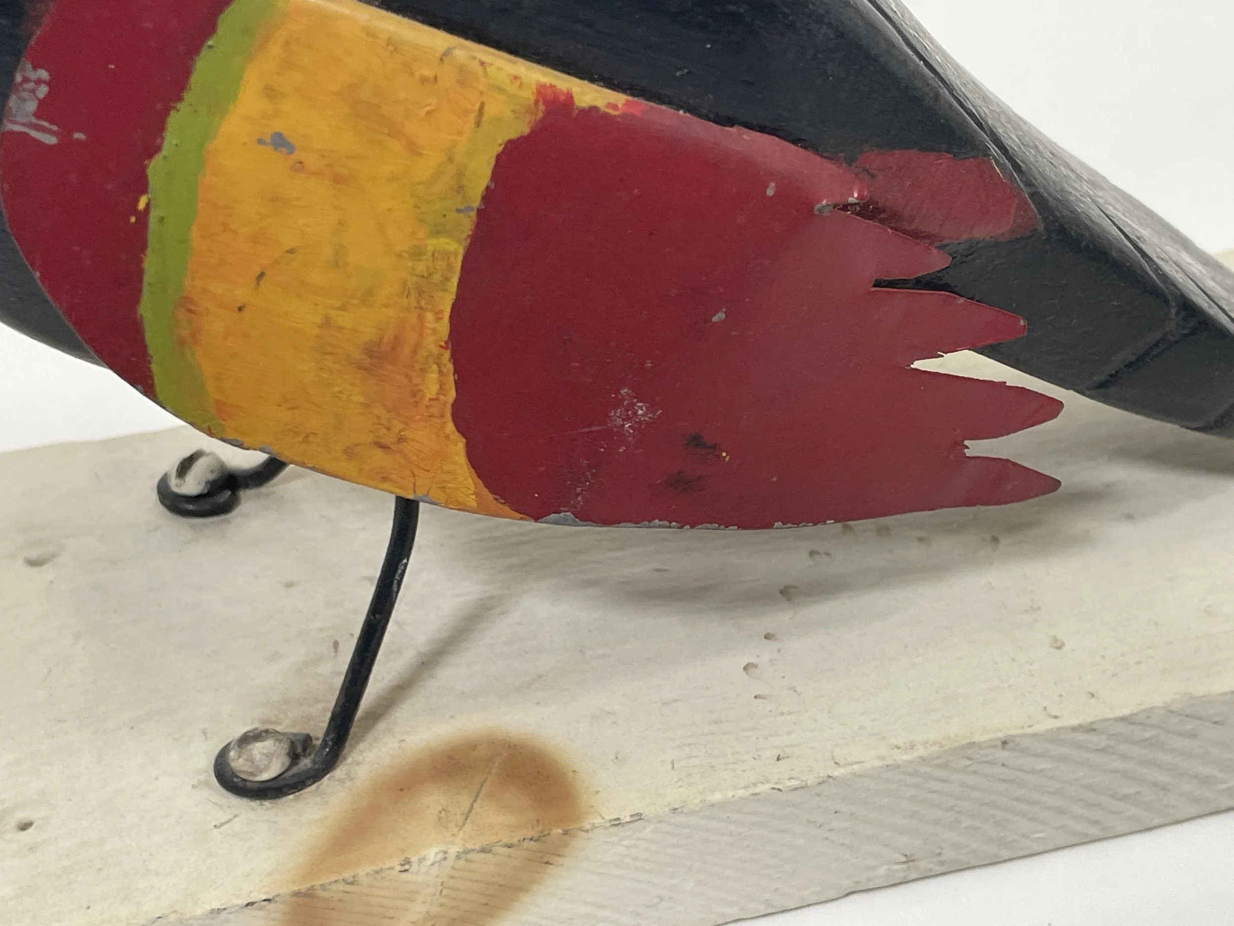 Bird with metal wings feet.JPG