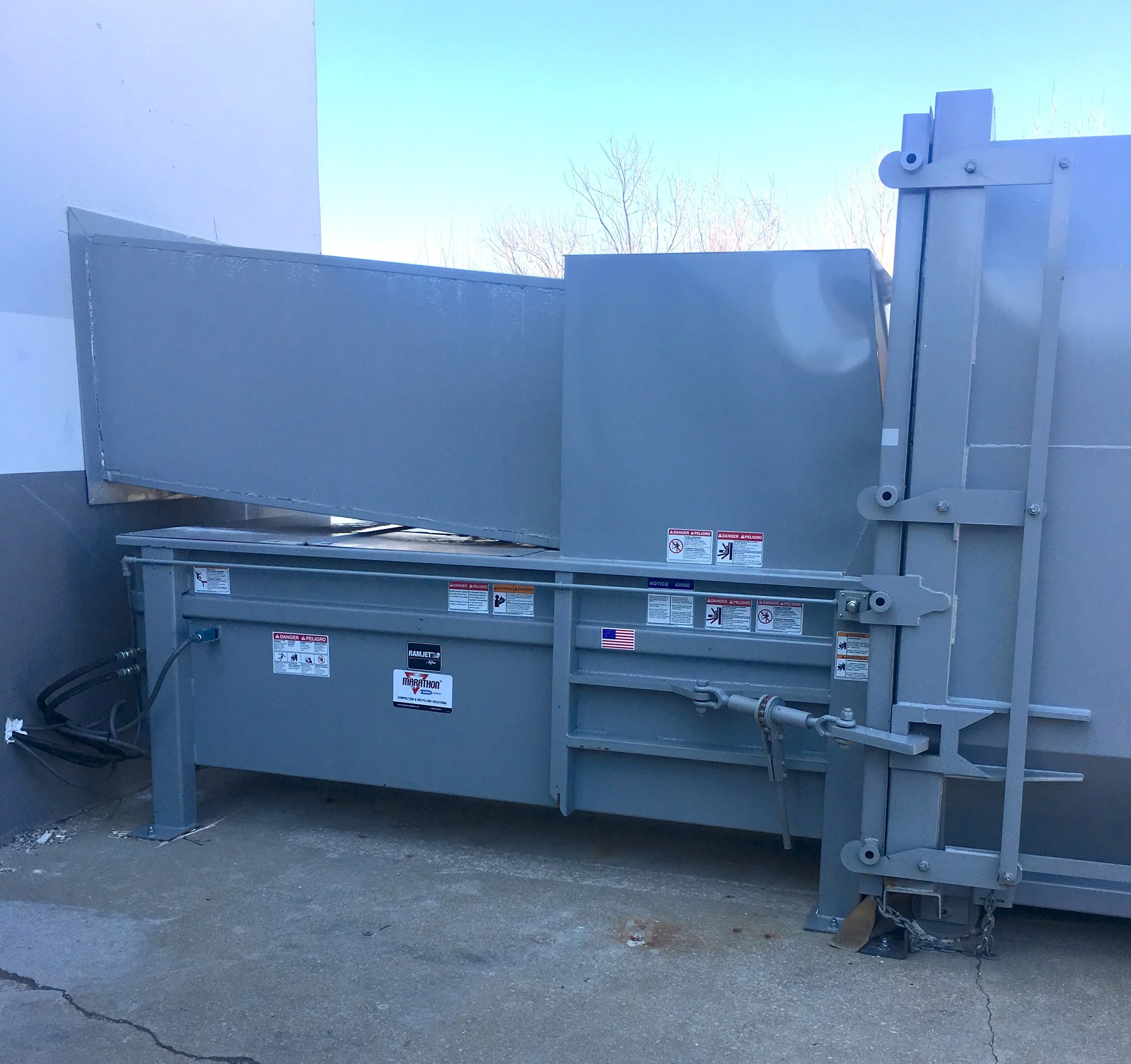 Rear Load Thru Wall Chute