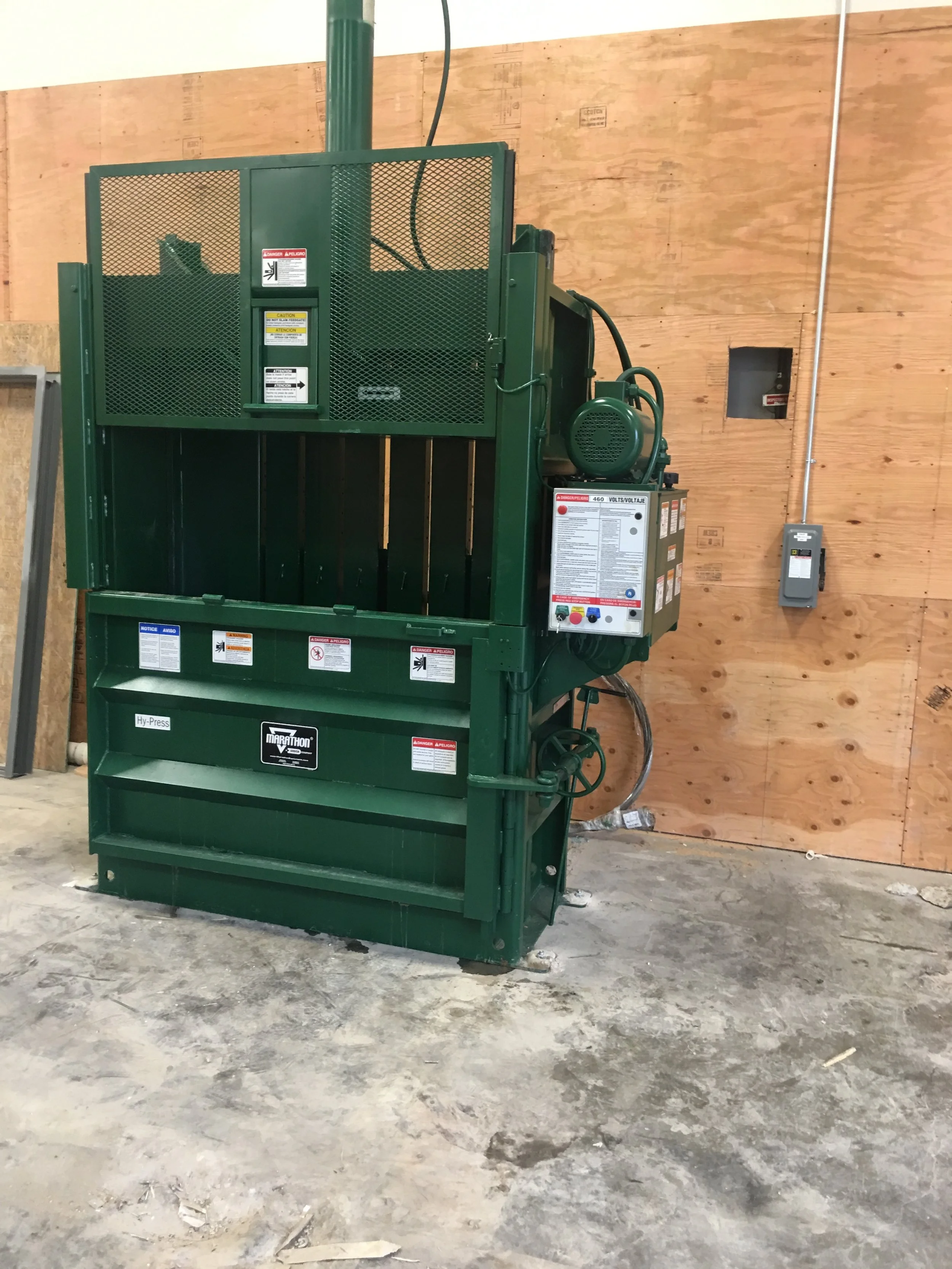 60" Cardboard Baler