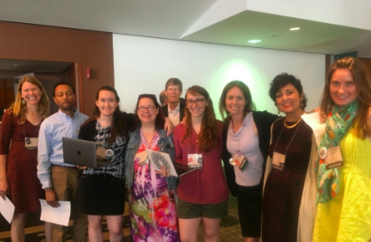 Human rights defenders testify in favor of resolutions affirming Palestinian rights at the Presbyterian USA General Assembly in St. Louis, June 2018.