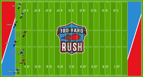 100 Yard Rush to Determine Your League's Draft Order — FanDraft