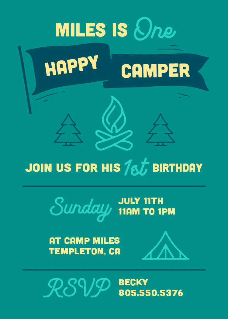 Custom Birthday Invitations