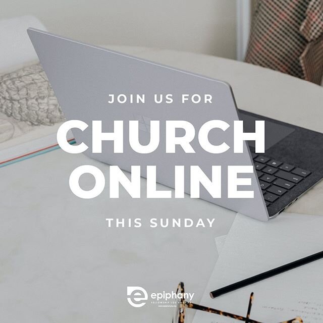 Hey family! Hope to see you online at Facebook Live for service this Sunday at 11am! In this season, we may be apart, but we're in it together! Click the link in the bio