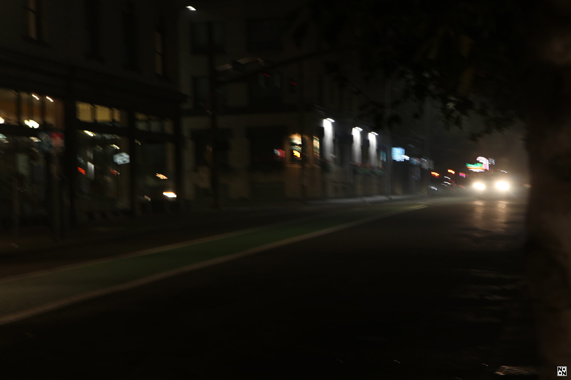 Fog Blur Night 4, September, Portland OR