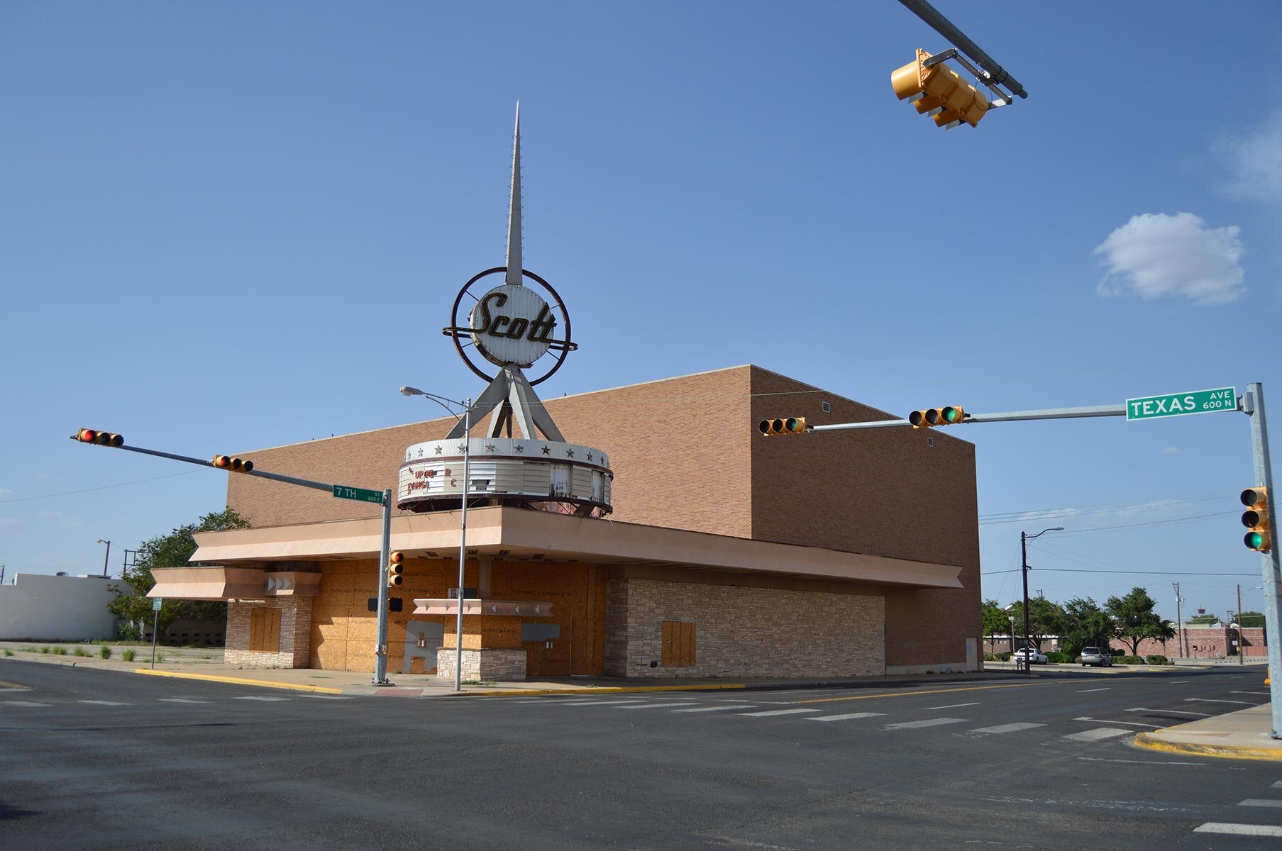 Scott Theater, Texas and 7th St, Odessa TX, July