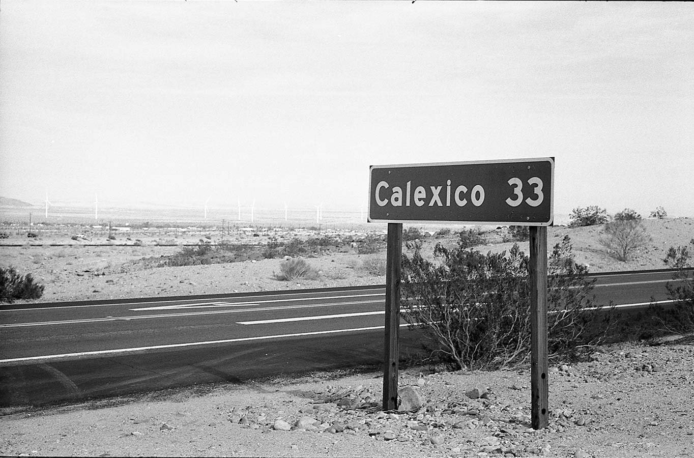 Calexico Exit, AZ, January 2022