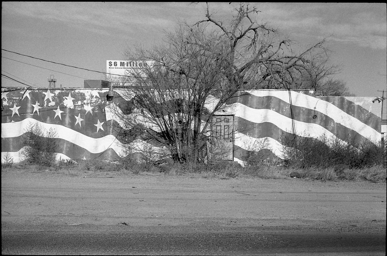 Flag Mural, Odessa TX, December 2022