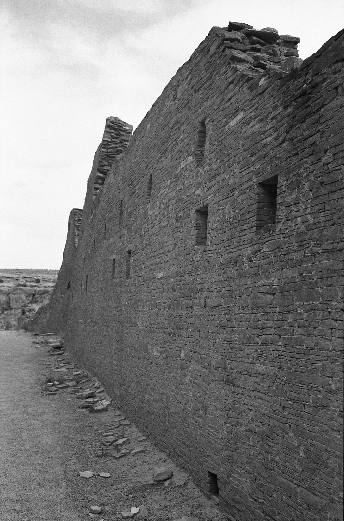 Wall, Chaco Canyon NM, September 2022