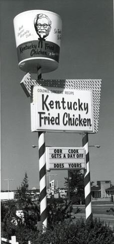 Kentucky Fried Chicken 8th street history.JPG