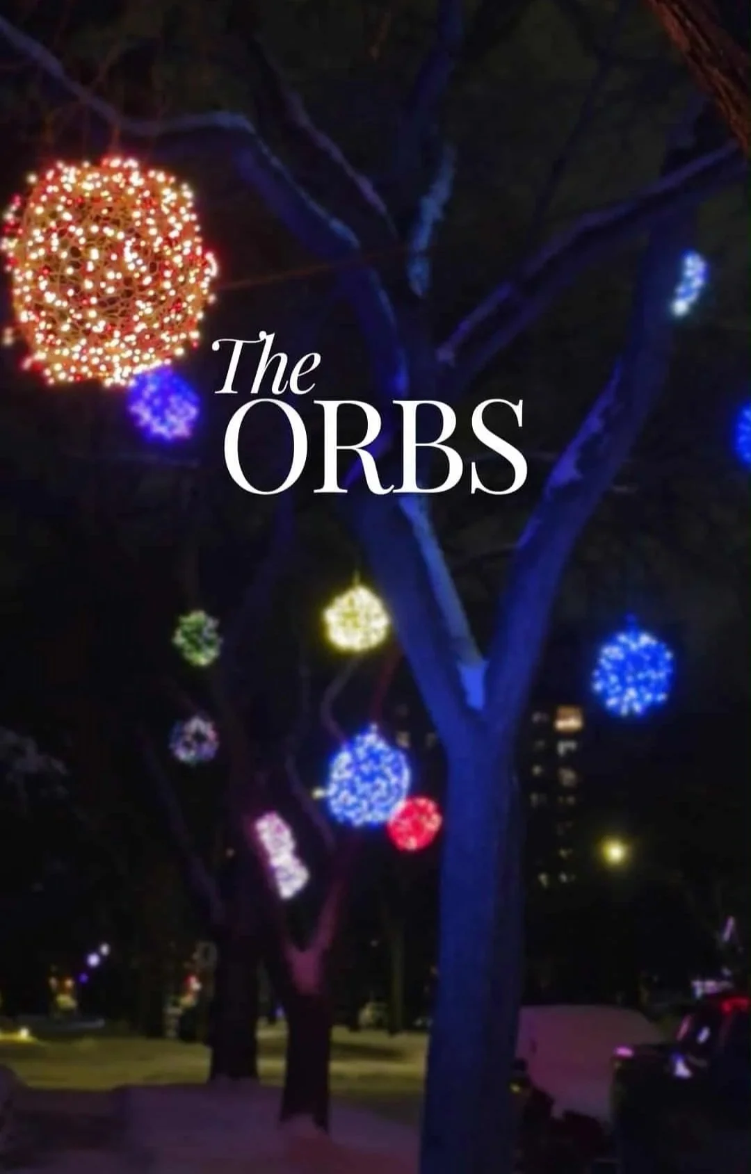 Christmas light orbs bring magic to Main Street... and to you! (DIY instructions included)