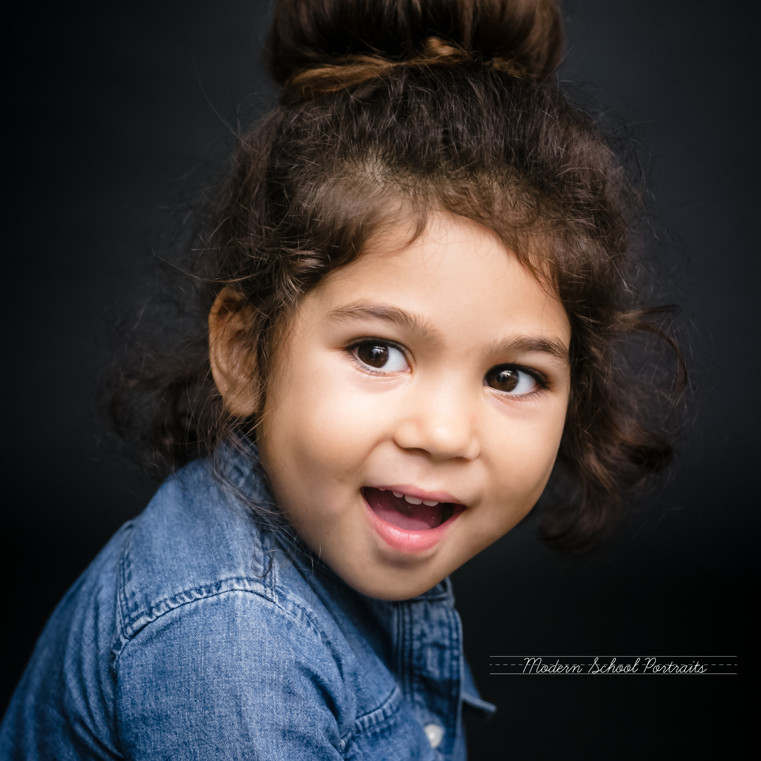 CHICAGO MODERN SCHOOL PORTRAITS PRESCHOOL HISPANIC TODDLER GIRL FINE ART PICTURE DAY.jpg