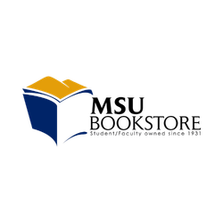 Logo of a book or reading app with a yellow book icon above a blue open book