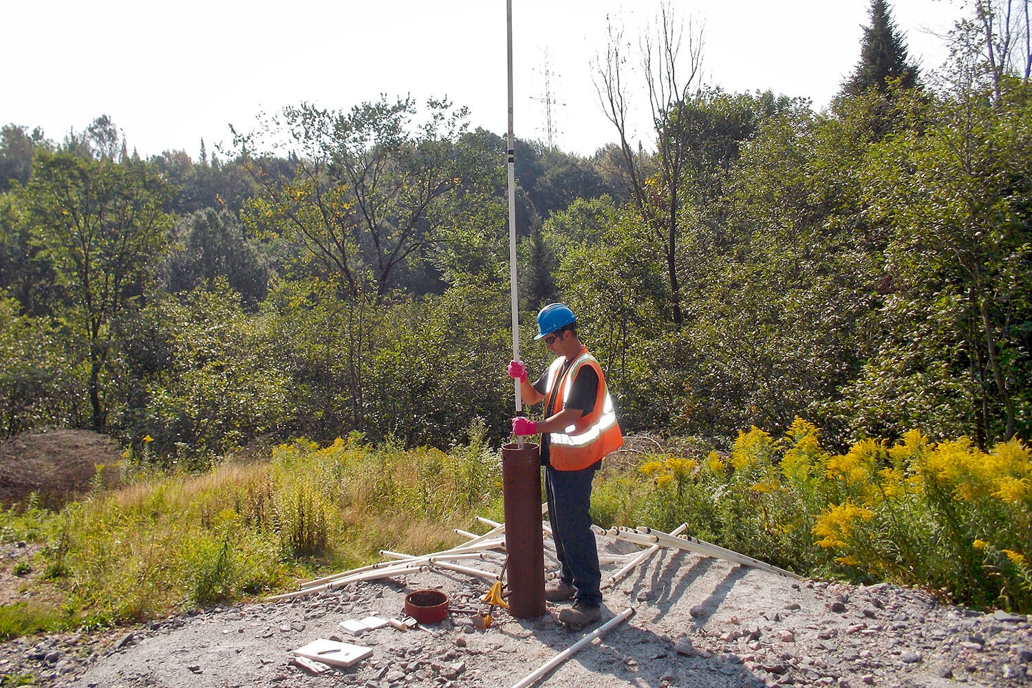 Inspection caméra d’un puits dans le cadre d’un projet de recherche et développement