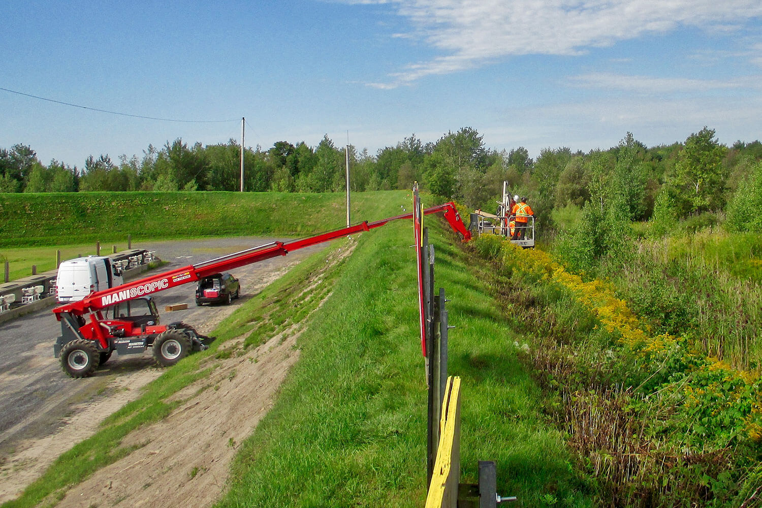 Caractérisation environnementale des remblais de buttes de tir sur une base militaire