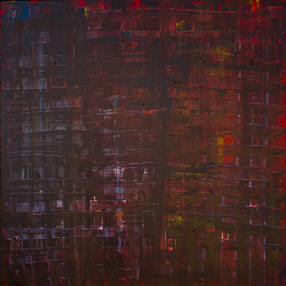 Capture The Fading Light, 2016, 36X36 inches, Acrylic on Canvas