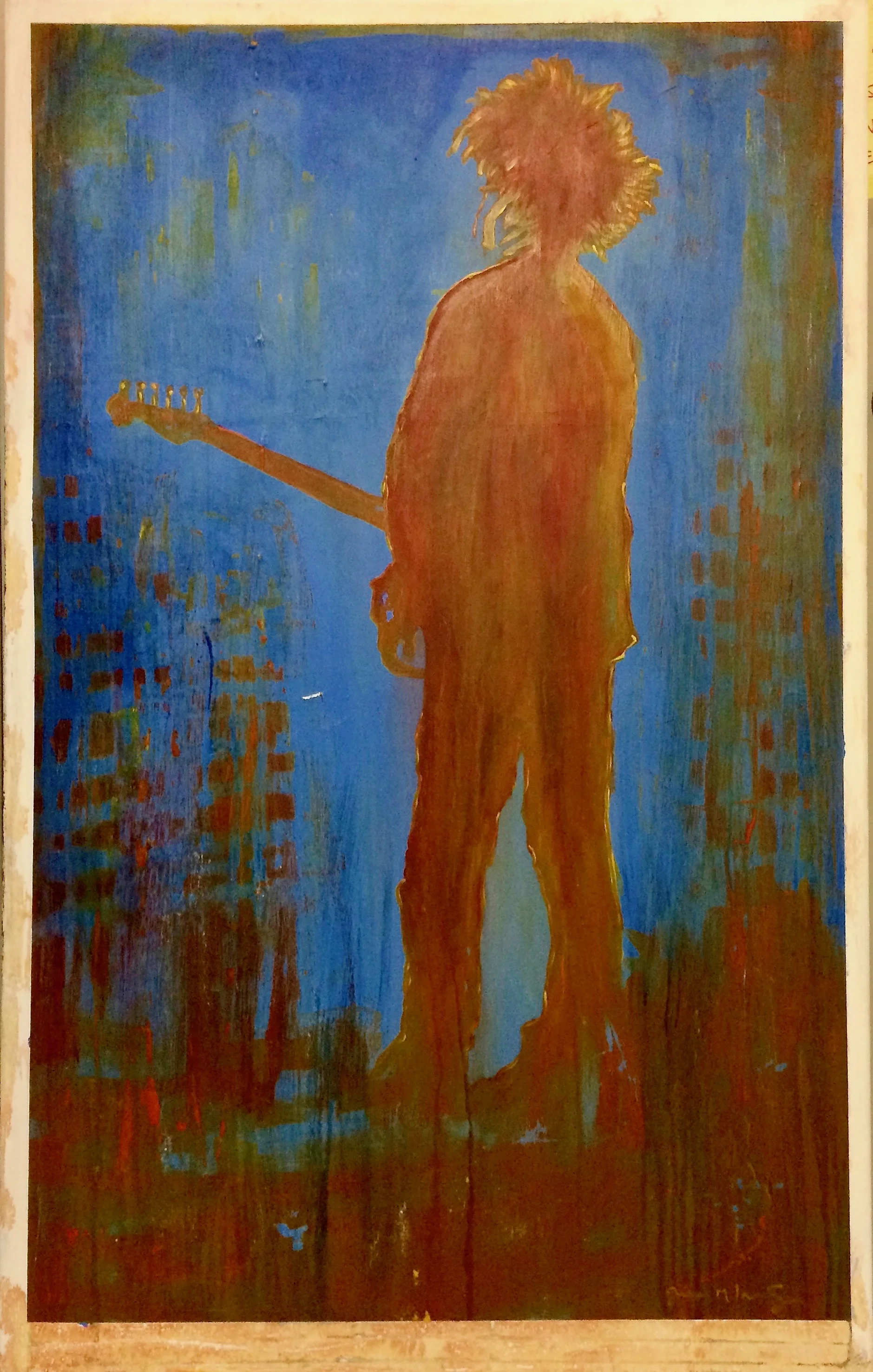 Boys Don't Cry, 2016, 30X48 inches, Acrylic on Canvas