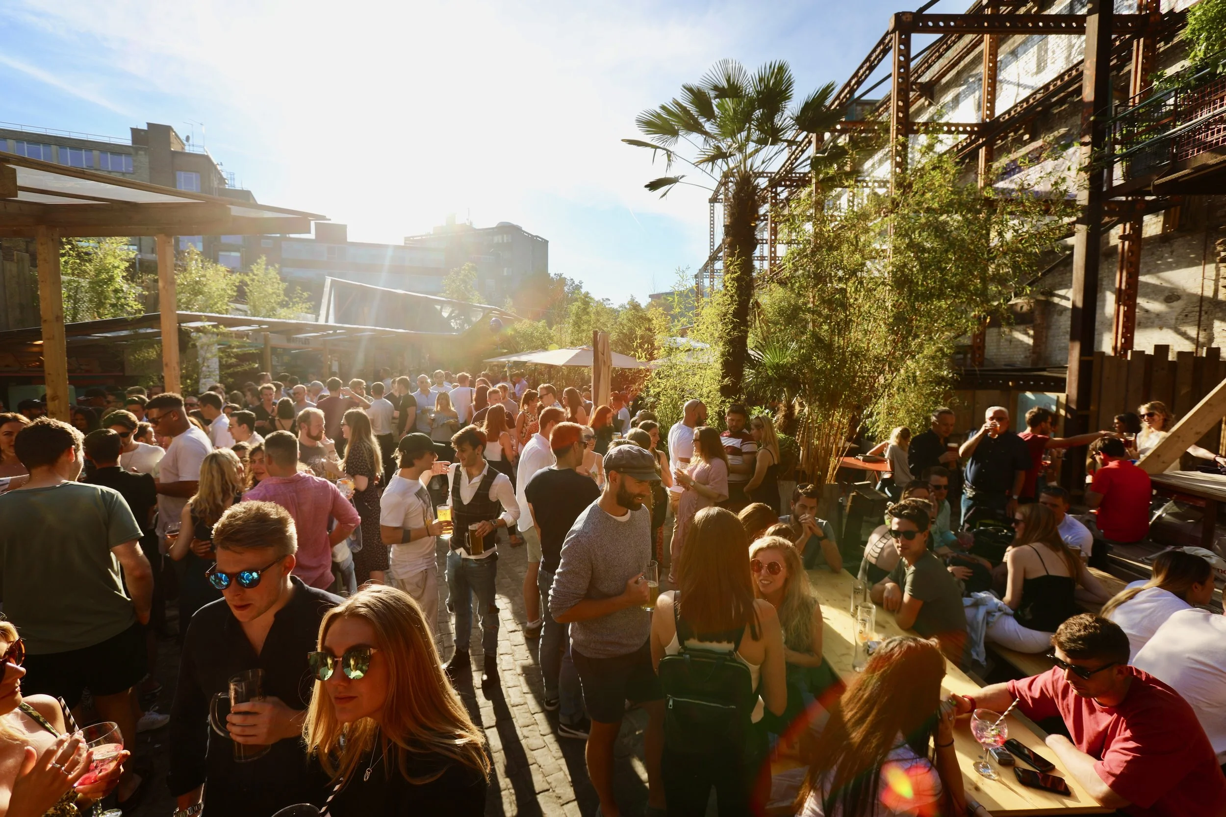 German Kraft Brewery beer garden