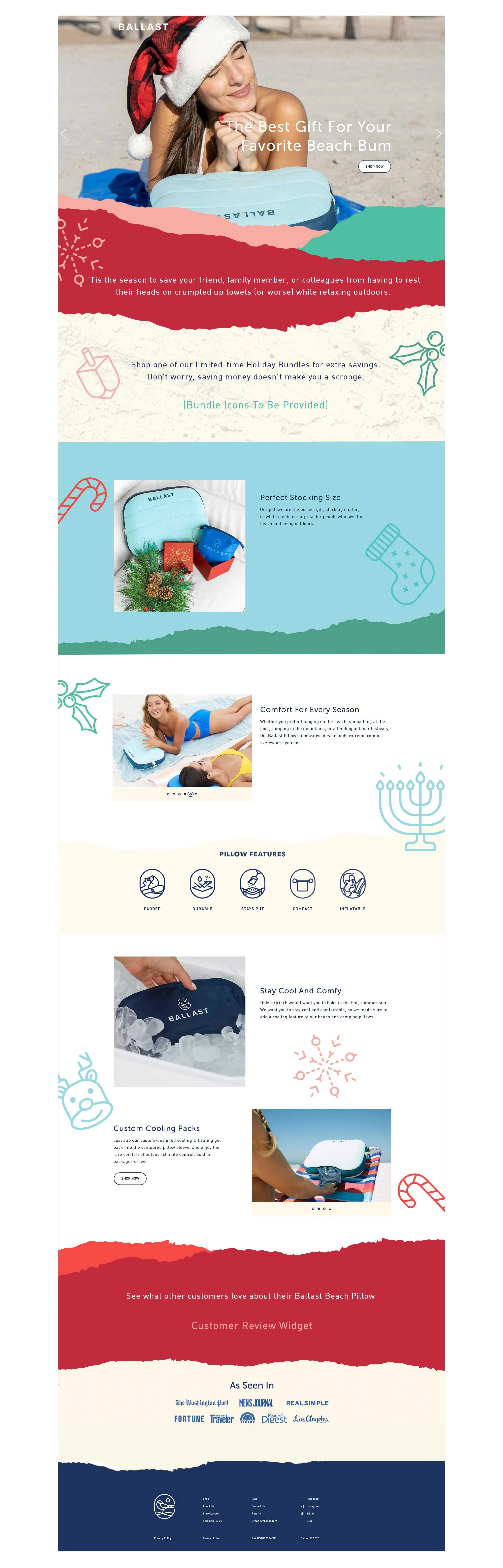   BALLAST HOLIDAY LANDING PAGE  