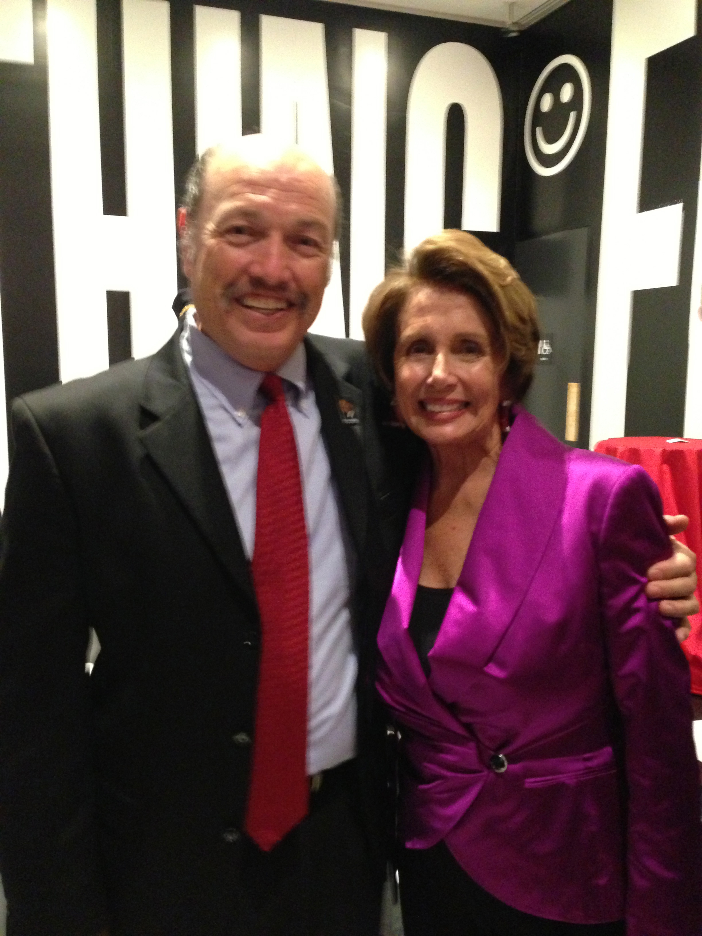 Tony with former Speaker of the House Nancy Pelosi