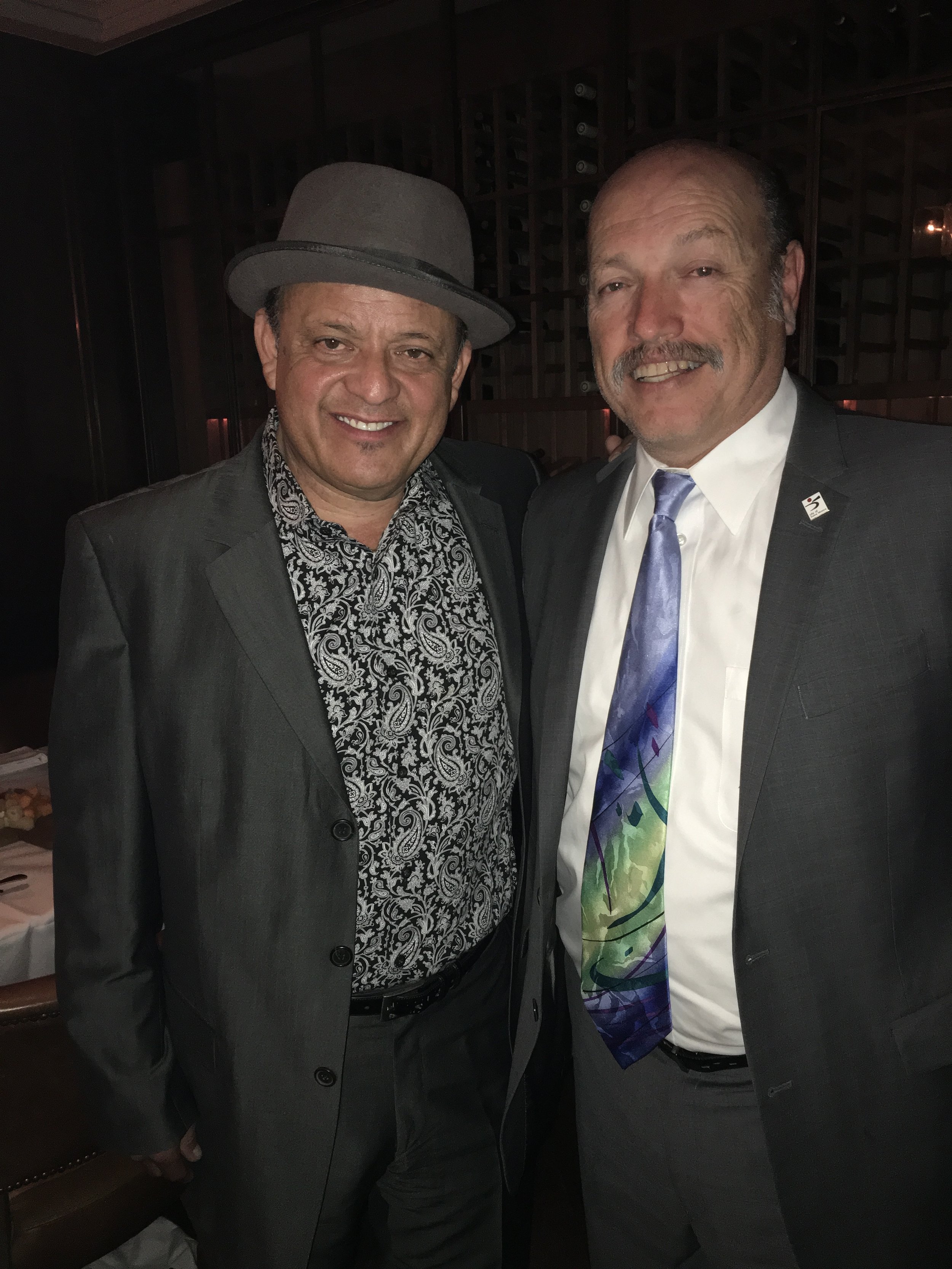 Tony with comedian Paul Rodriguez