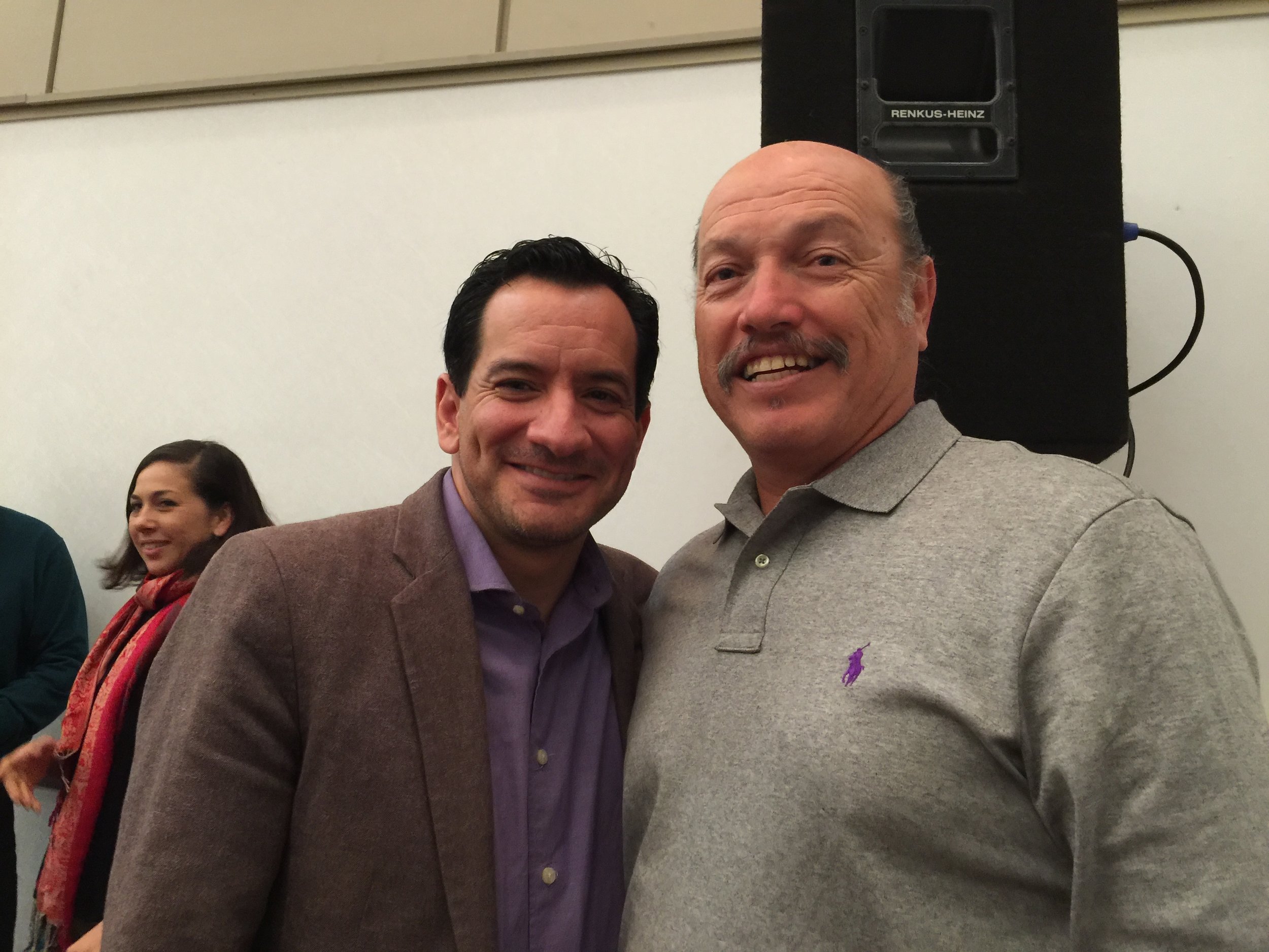 Tony with Speaker of the Assembly Anthony Rendon