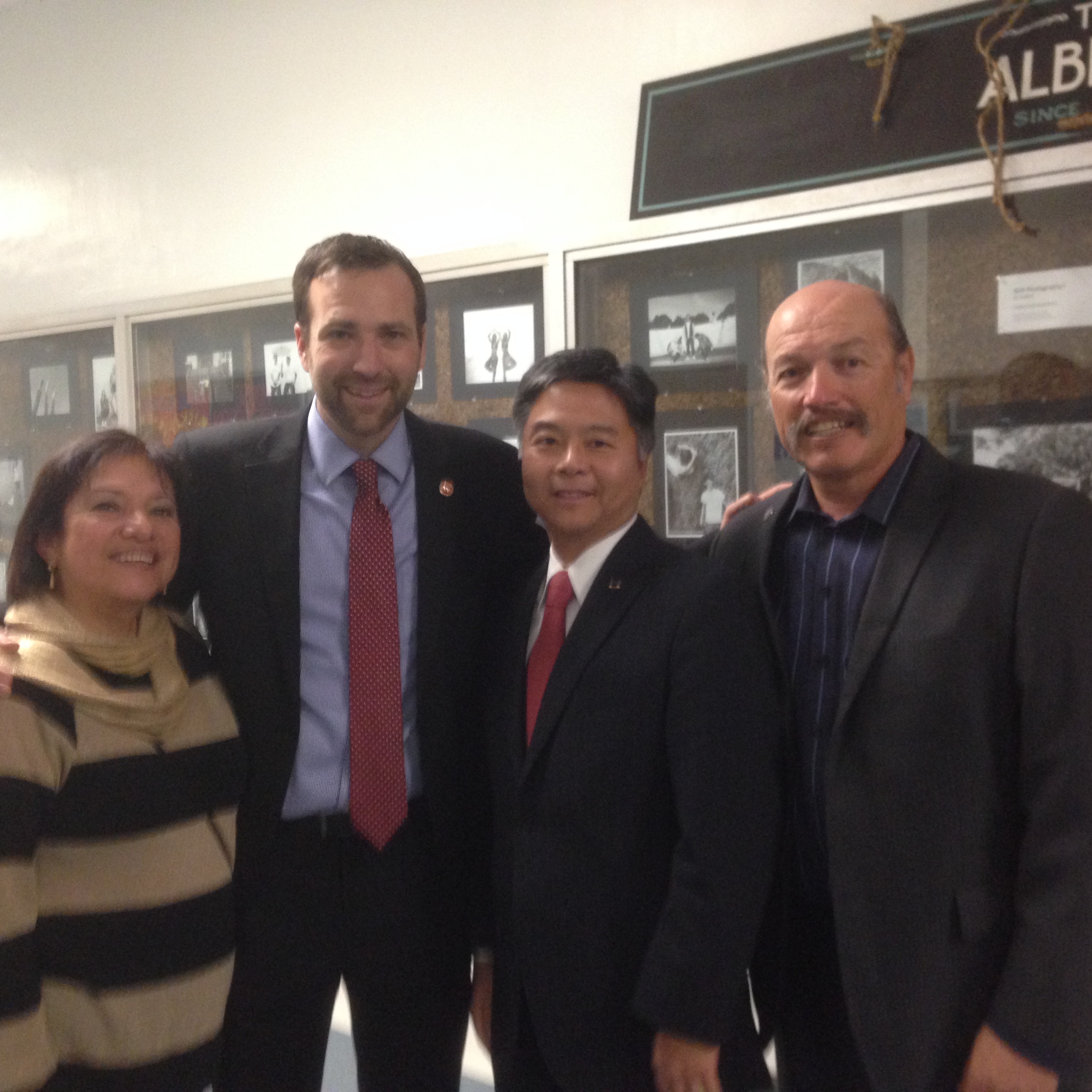 Tony with School Board member Maria Leon Vazquez, Senator Ben Allen, and Congressman Ted Lieu