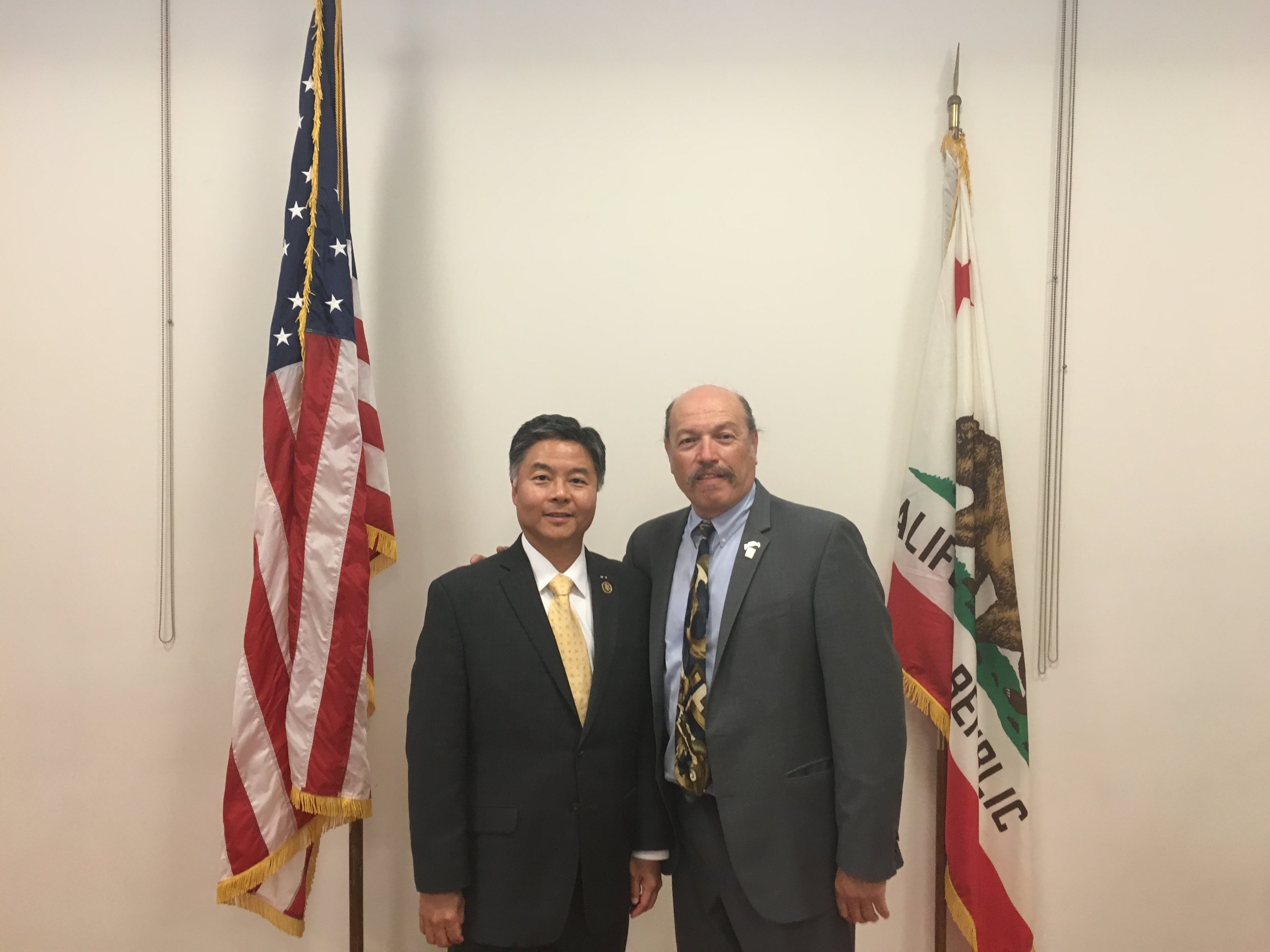 Tony with Congressman Ted Lieu