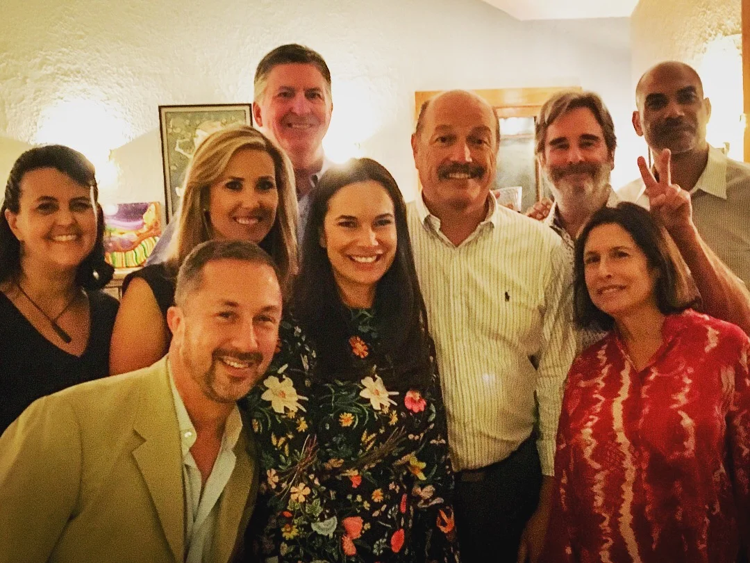 Tony at one of his past fundraisers with Deana Igelsrud, Caroline Torosis, Santa Monica city council member Kevin McKeown, Anastasia Foster, actor Beau Bridges, Santa Monica City council member Sue Himmelrich, and Casey Bridges.