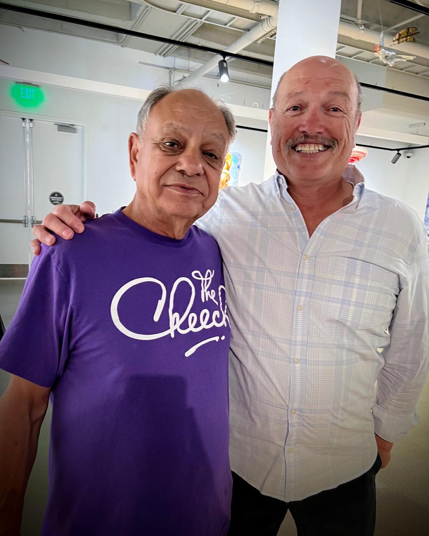 Honored to celebrate the opening of @cheechmarin&rsquo;s Center for Chicano Art &amp; Culture yesterday. &iexcl;Fue un placer verlo! ✊🏽 
.
.
.
.
#chicano #cheechmarin #chicanoart #votevazquez