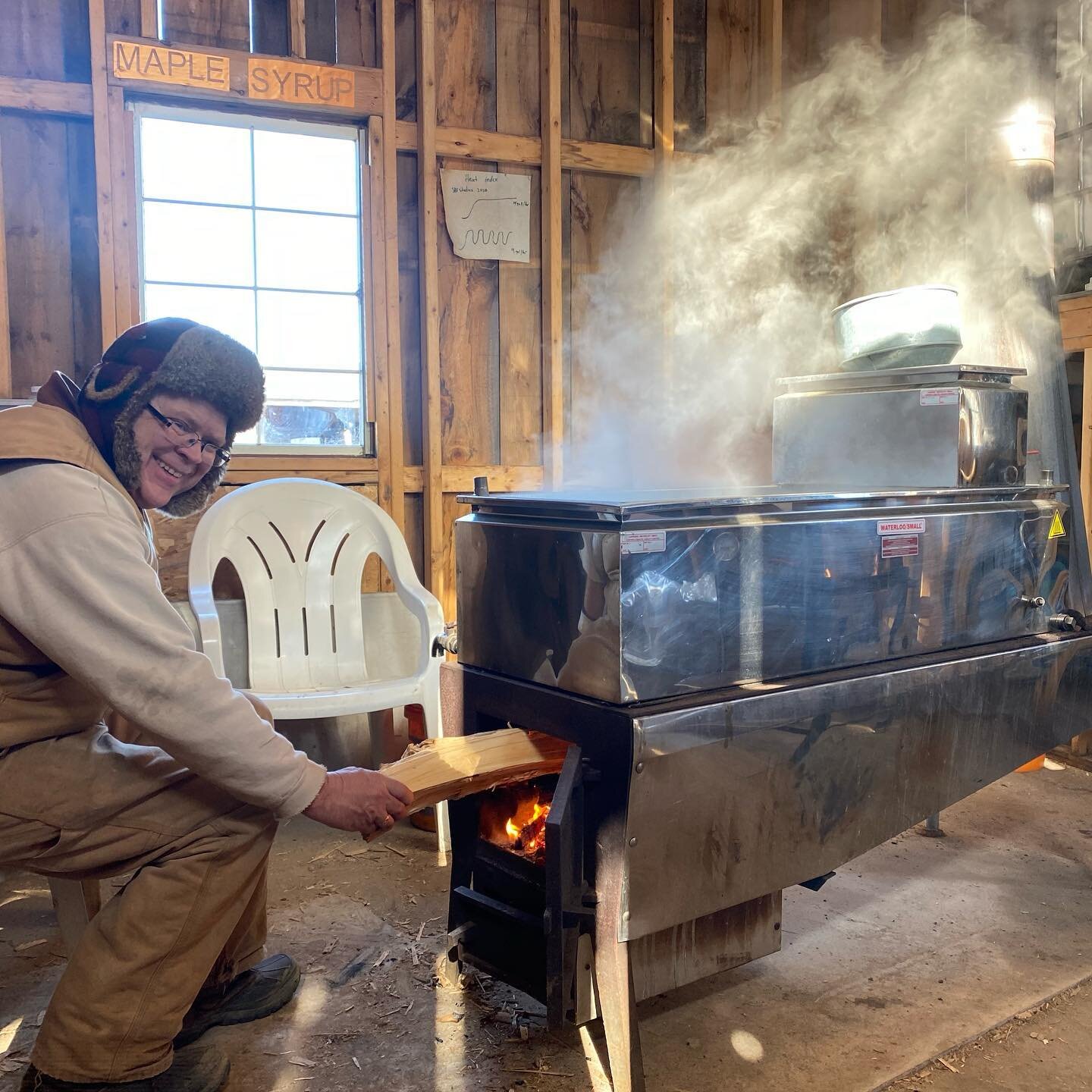 We&rsquo;re BOILING &amp; BOTTLING🍁
Stop in to pick up a bottle of our Sweet Maple Syrup🍁
.
.
.
#maple #maplesyrup #maplesyrupseason #locallymade #farms #fourseasonfarming #farmstore #farmmarket #farmstand #cumberlandmaine  @cumberlandmaine