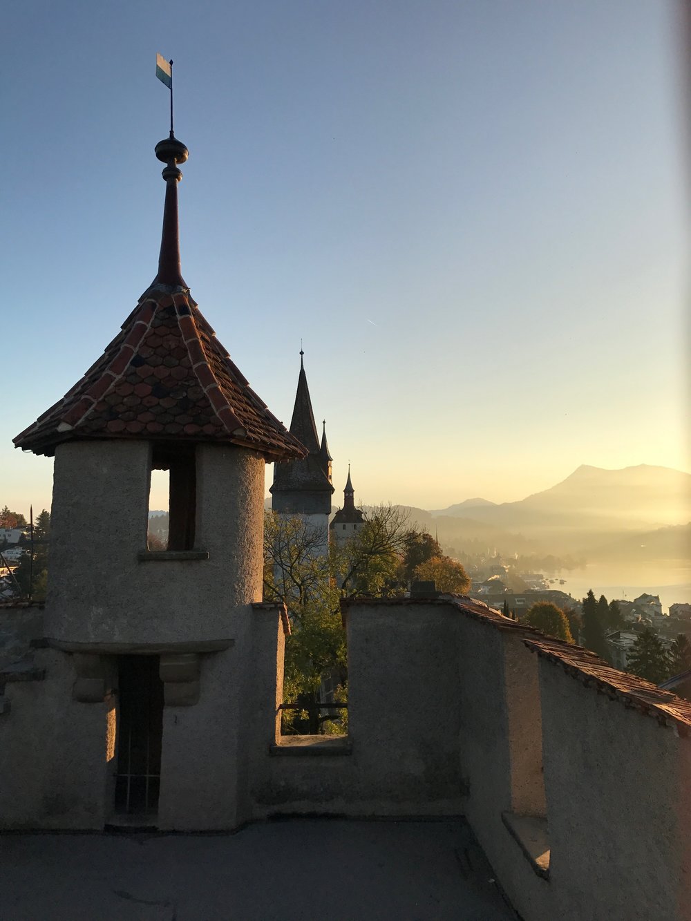 Morning views from the castle