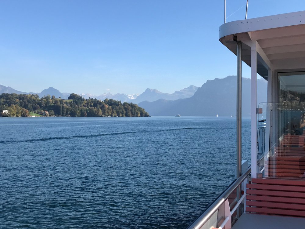 Gorgeous views on Lake Lucerne