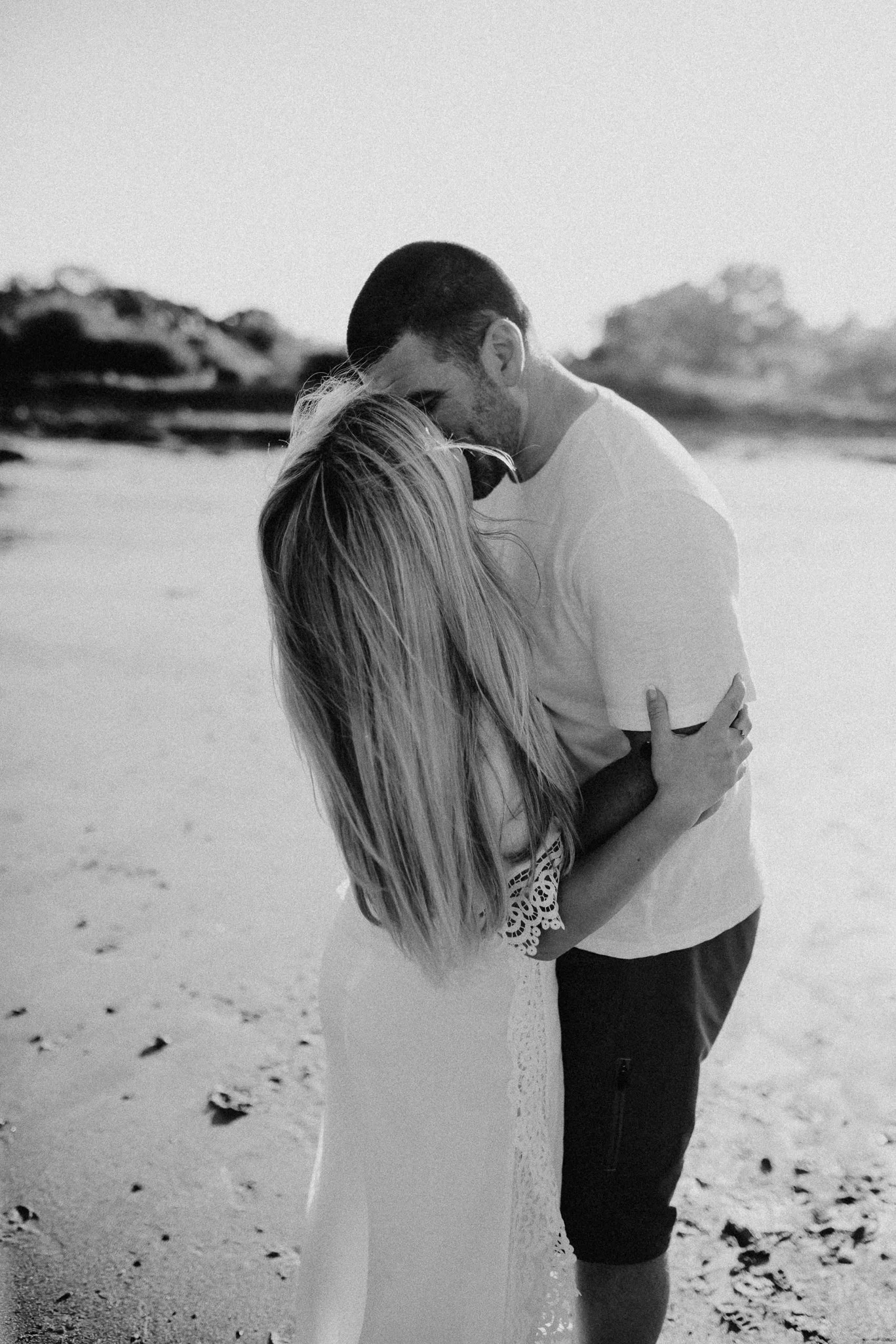 Acadia National Park elopement photographed by a Maine elopement photographer with expertise in coastal weddings, national park permits, and intimate ceremonies
Downeast Maine elopement photography capturing a couple getting married along the rocky c