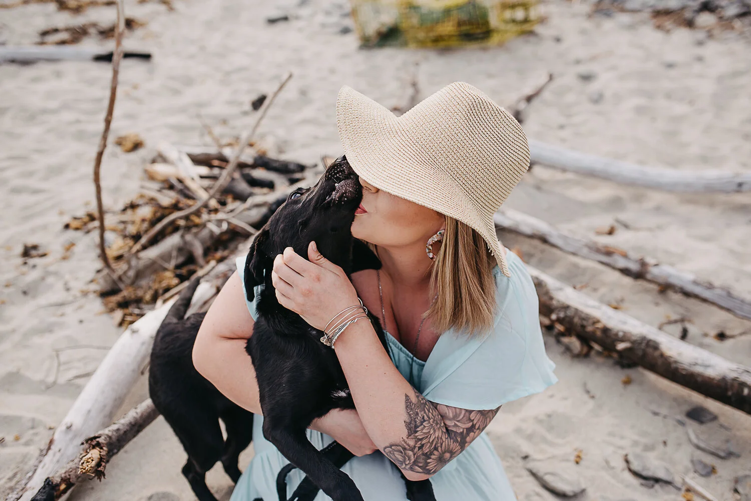 Senna &amp; Jamie | A Maine puppy &amp; Me Cape Elizabeth Photoshoot