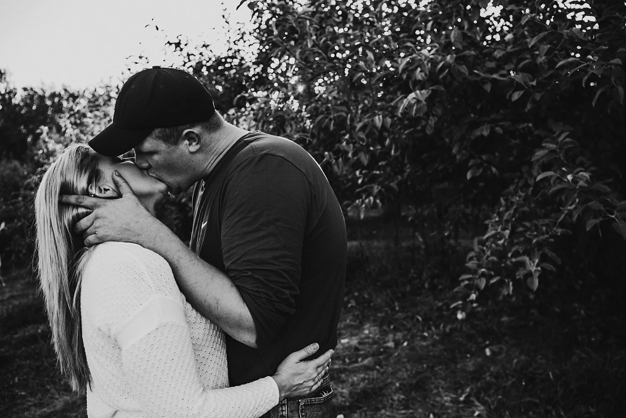 Enchanting Orchard Engagement: Amanda &amp; Ryan at Thompson's Orchard, New Gloucester, Maine