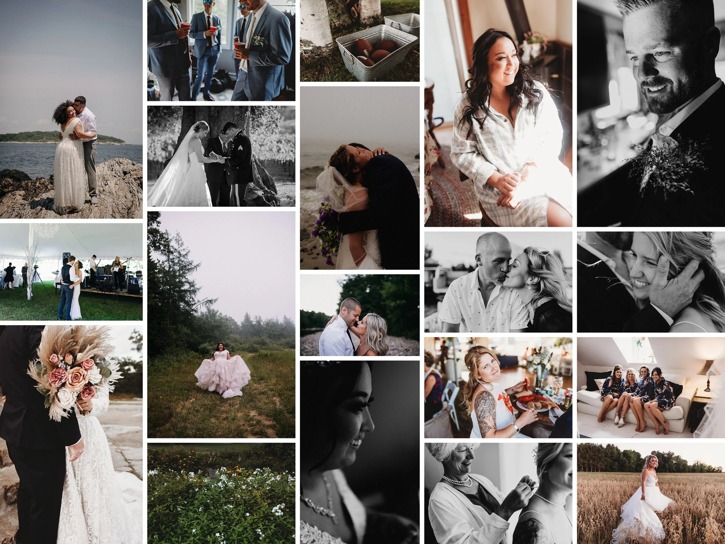 Maine &amp; New Hampshire Elopement Packages with Built-In Ceremony, Planning, and Photography