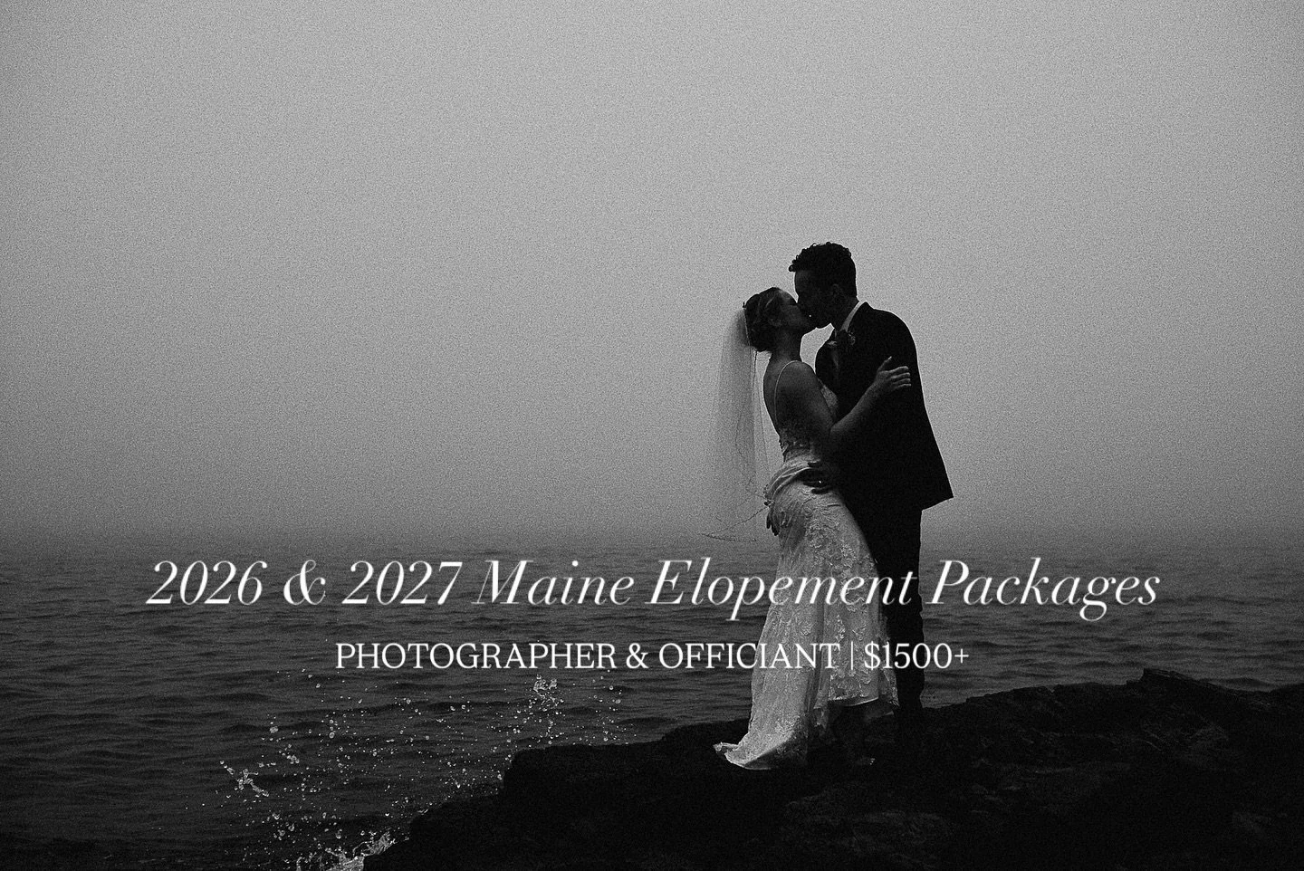 Thinking of eloping in Maine?

This coast, these cliffs, that light. It&rsquo;s where intimacy meets awe.

Our elopement experiences are curated with care; no fluff, no pressure &mdash; just you, your love, and the landscape.

From Acadia sunrises to