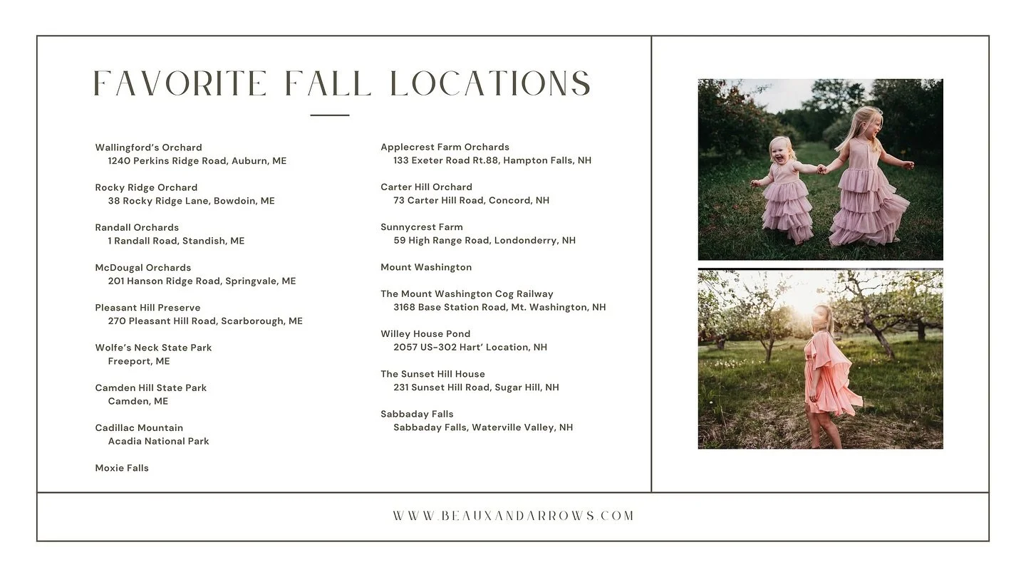 www.beauxandarrows.com 

.
.
.
.
#fallminis 
#mainefallminisessions 
#mainephotographer
#mainefamilyphotographer
#maine 
#nh
#beauxandarrows