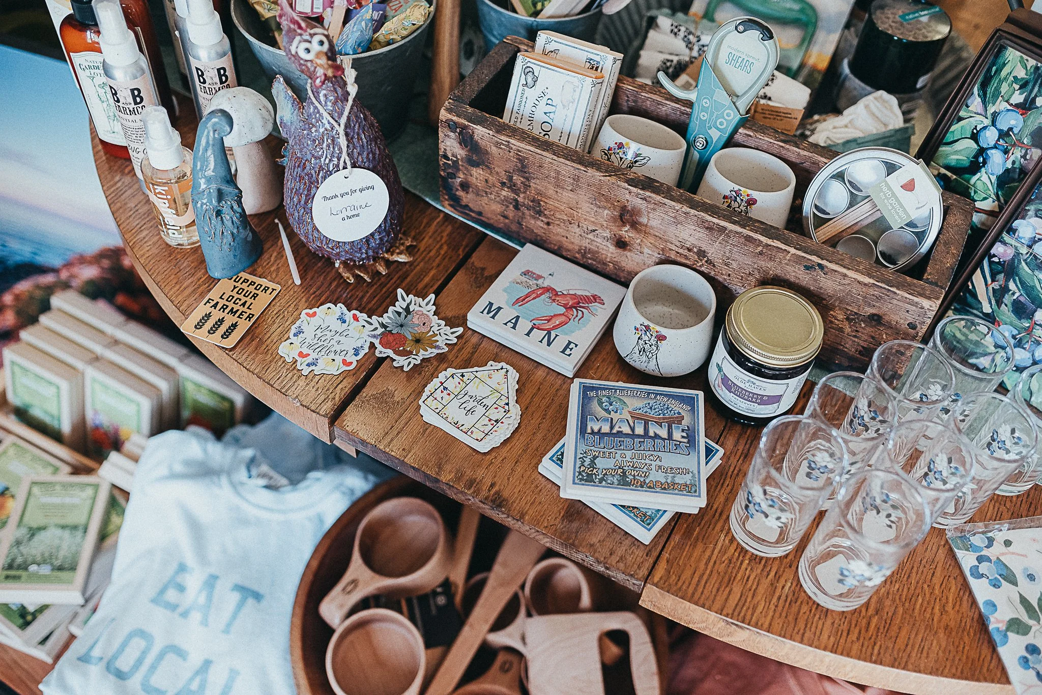 Boothbay Harbor Shopping • Maine Made Gifts • Small Business Goods • Local Makers • Hostess Gifts • Houseguest Gifts • Summer House Finds • Children's Gifts • Thoughtful Souvenirs • Gifts to Bring Home