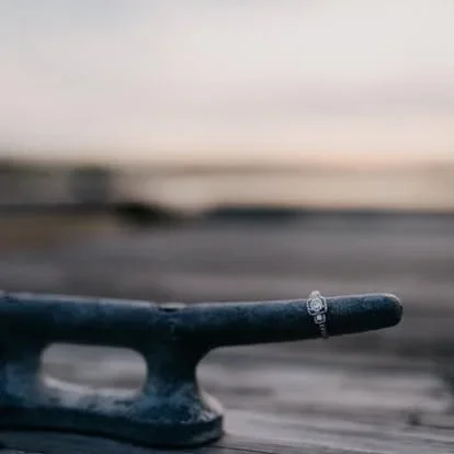 Acadia National Park elopement photographed by a Maine elopement photographer with expertise in coastal weddings, national park permits, and intimate ceremonies
Downeast Maine elopement photography capturing a couple getting married along the rocky c