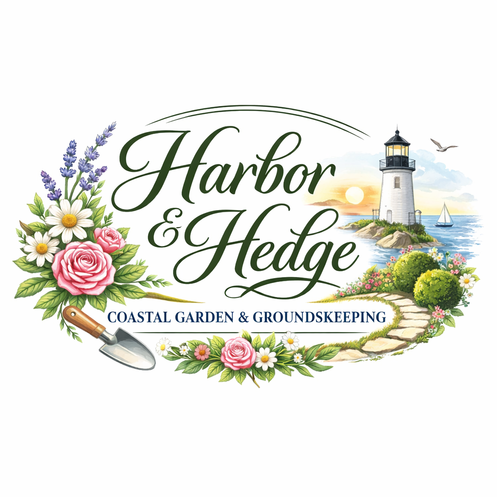 Harbor and Hedge by Rebecca Pinkham Stevenson Gardening Lawn Care Design Maintenance Boothbay Edgecomb Southport New Harbor Bristol