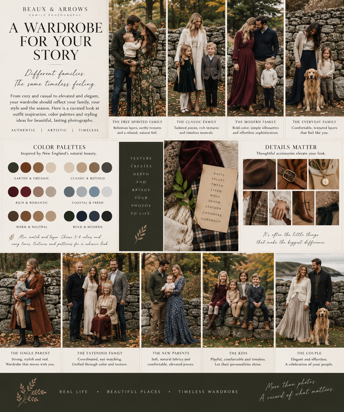 What to wear fall family pictures