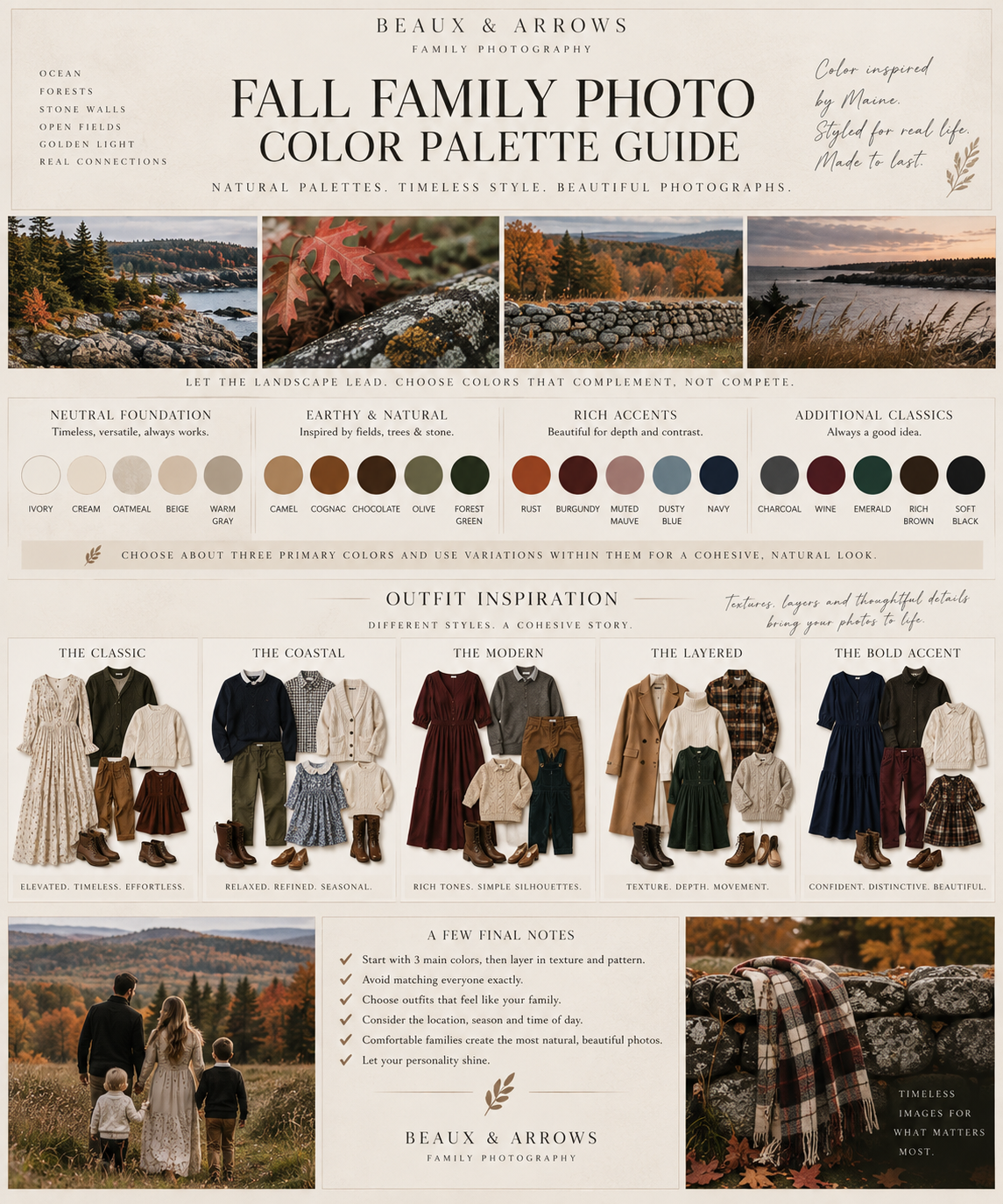 Fall Family Photo shoot Outfits