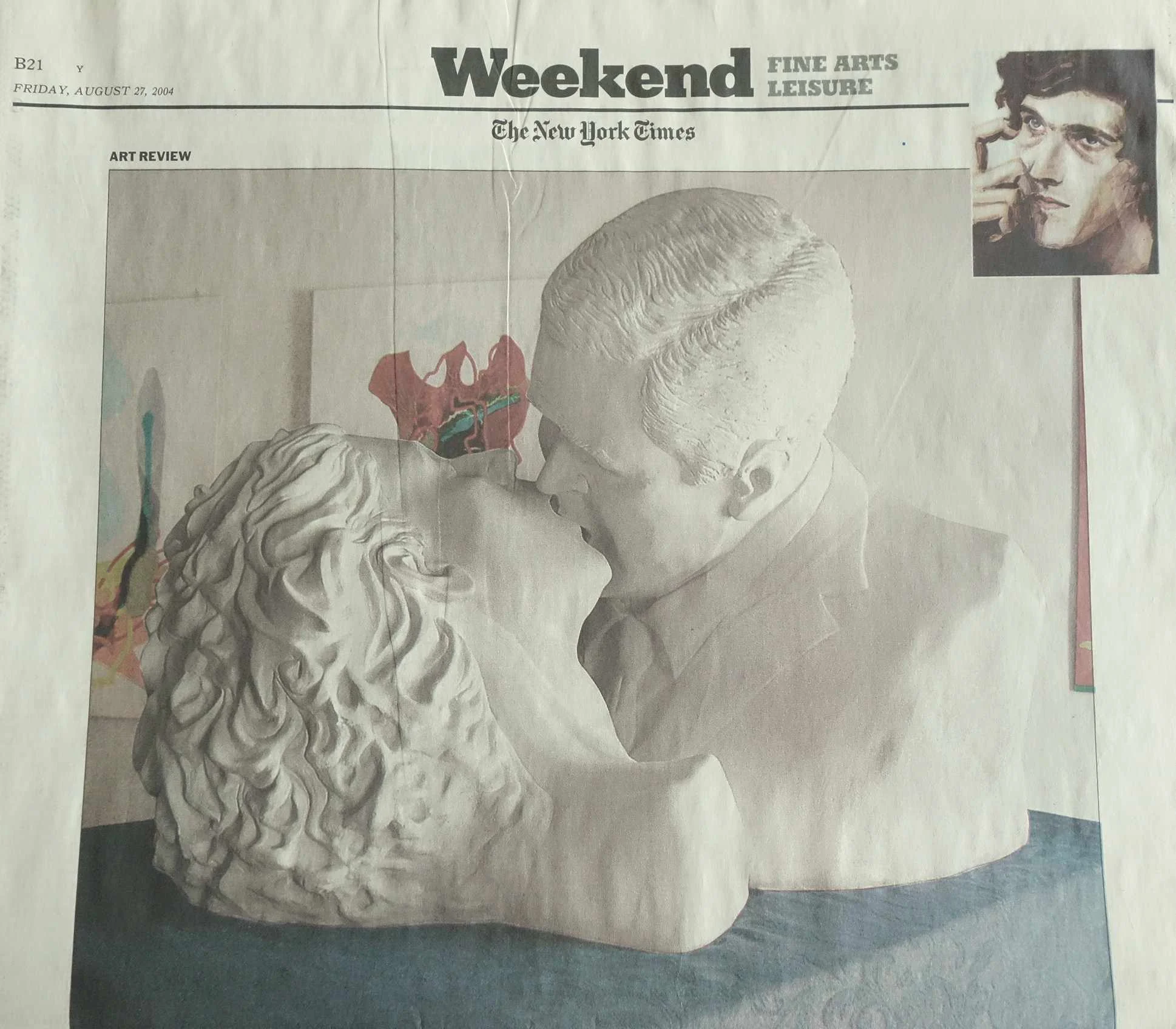 New York Times - Weekend Art Section Cover