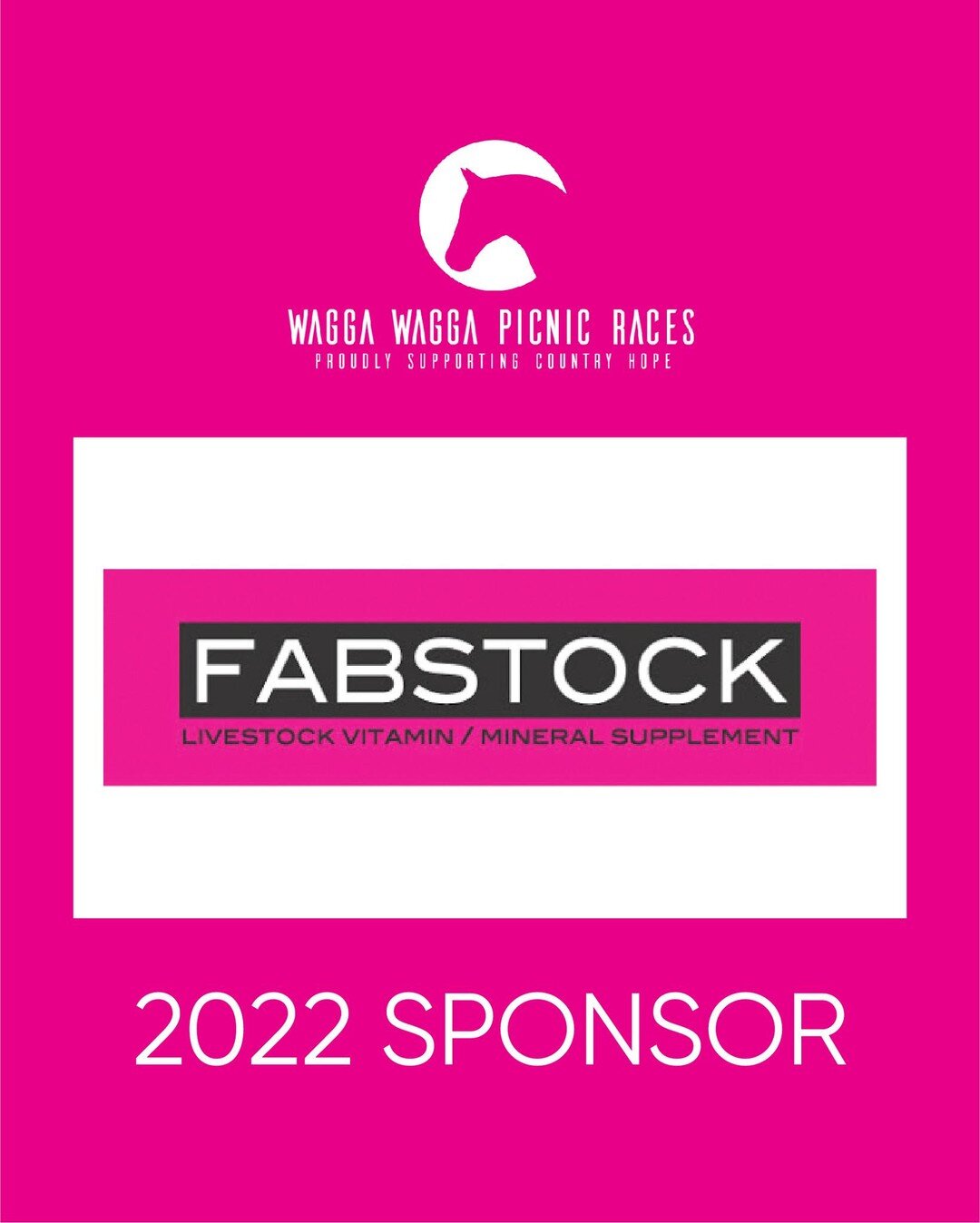 Wishing a huge thank you to one of our 2022 Sponsors, Fabstock!

Fabstock delivers quality livestock nutritional supplements to feed sheep and cattle all over Australia, and delivers producers real returns on their investment. A vitamin/mineral suppl