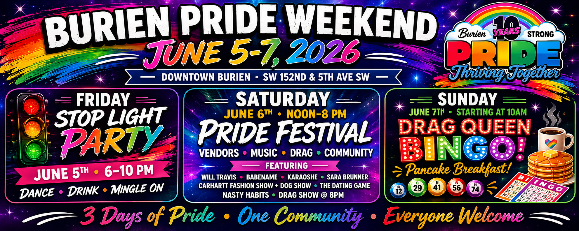 Burien Pride All-Day Street Festival