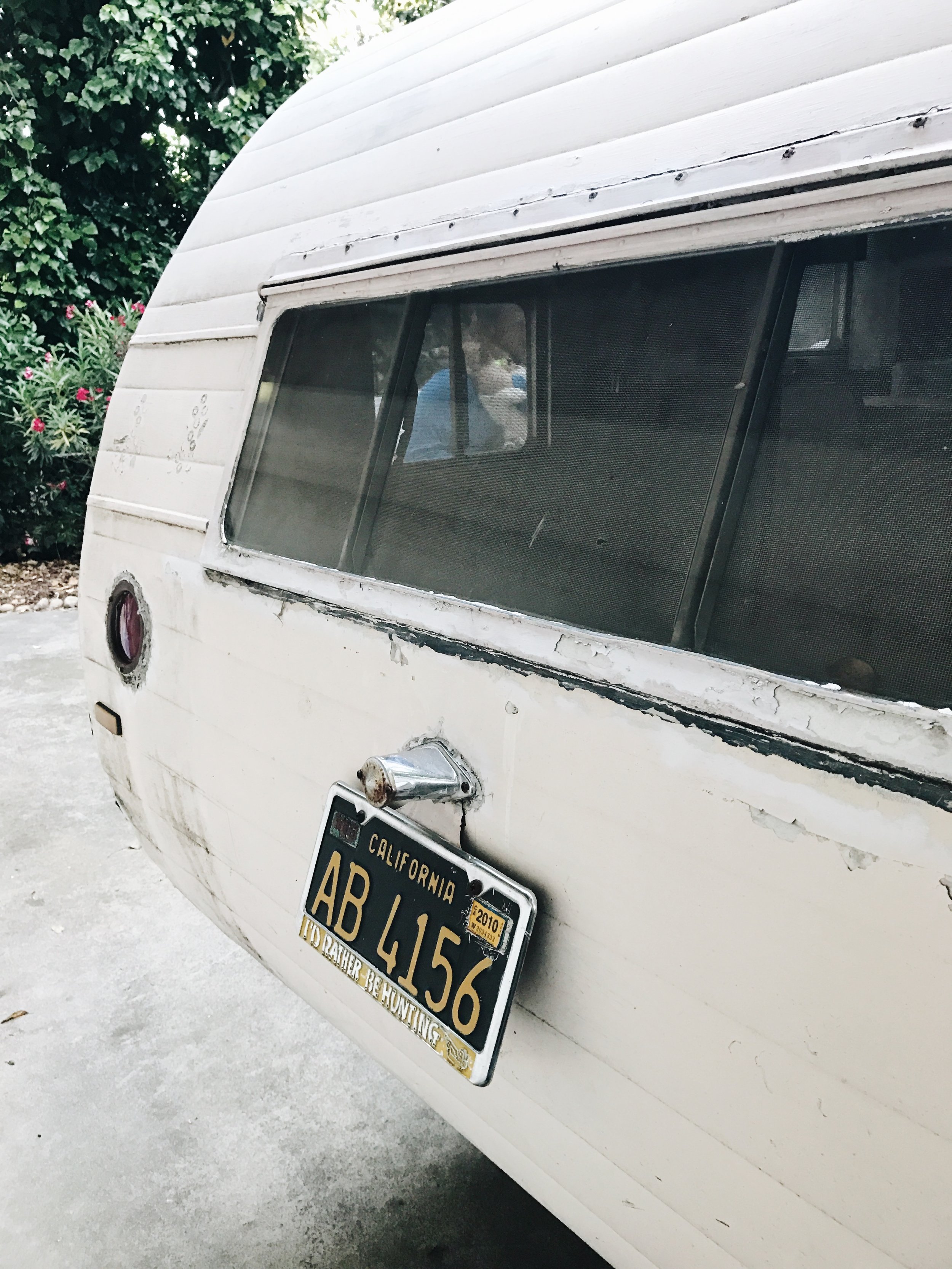 vintage trailer rear 