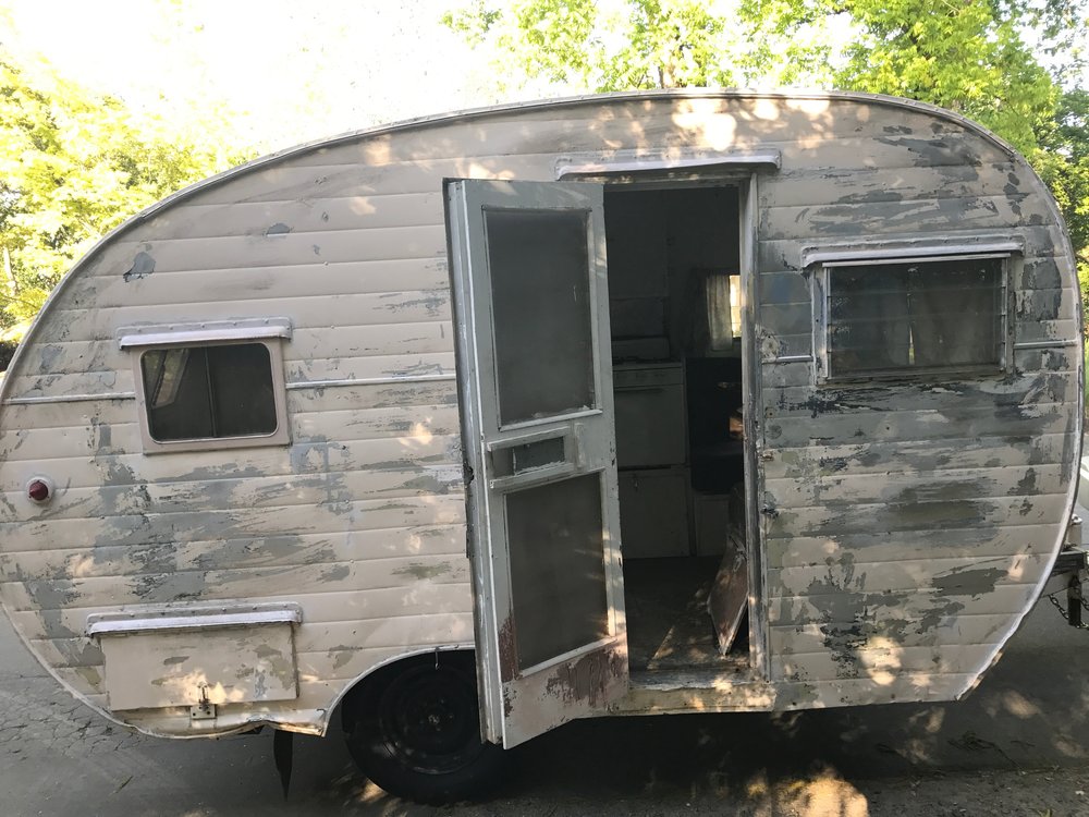 vintage trailer pre renovation